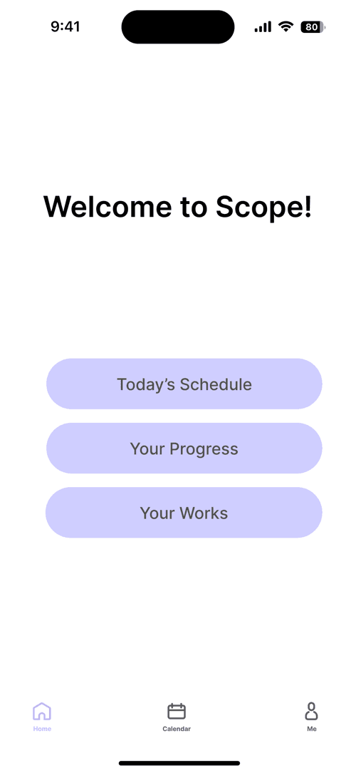 Old welcome screen
